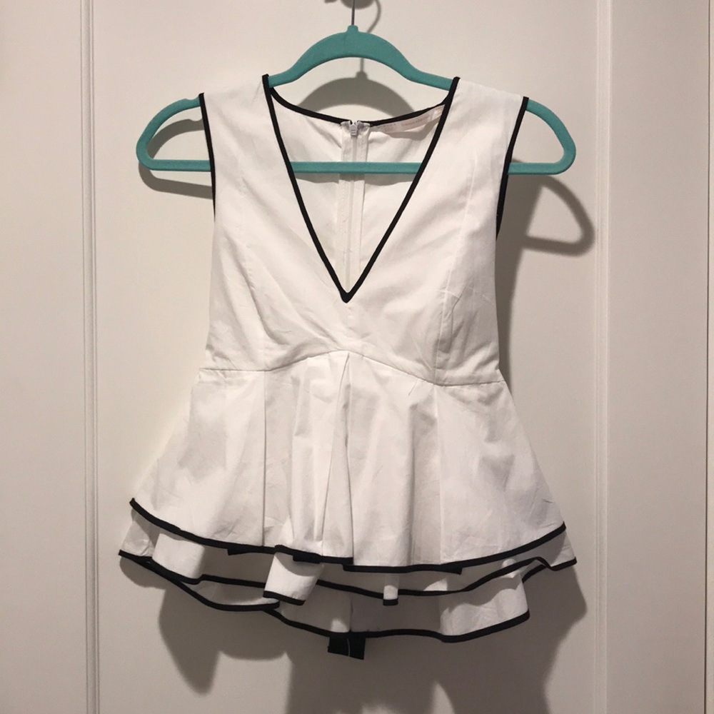 ZARA Bow Back Top